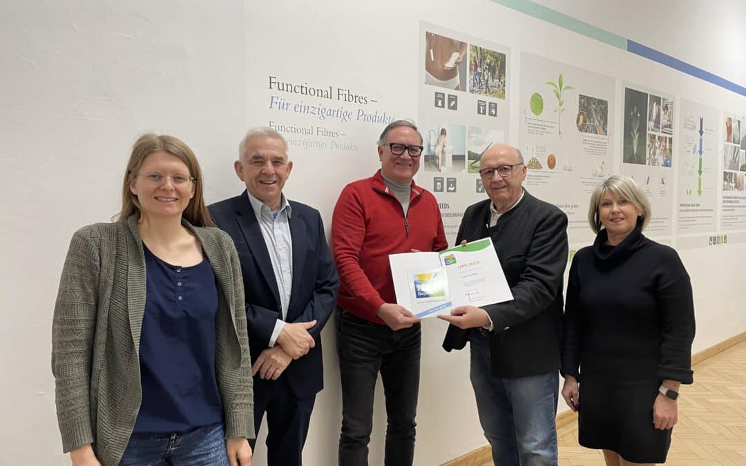 Umwelt- und Klimapakt Bayern: Auszeichnung für Kelheim Fibres GmbH